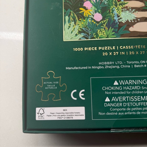 Enchanted Garden Puzzle - Lush Green - Picture 3 of 3